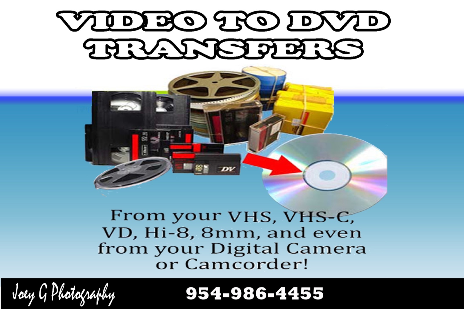 Video Transfers — Joey G Photography