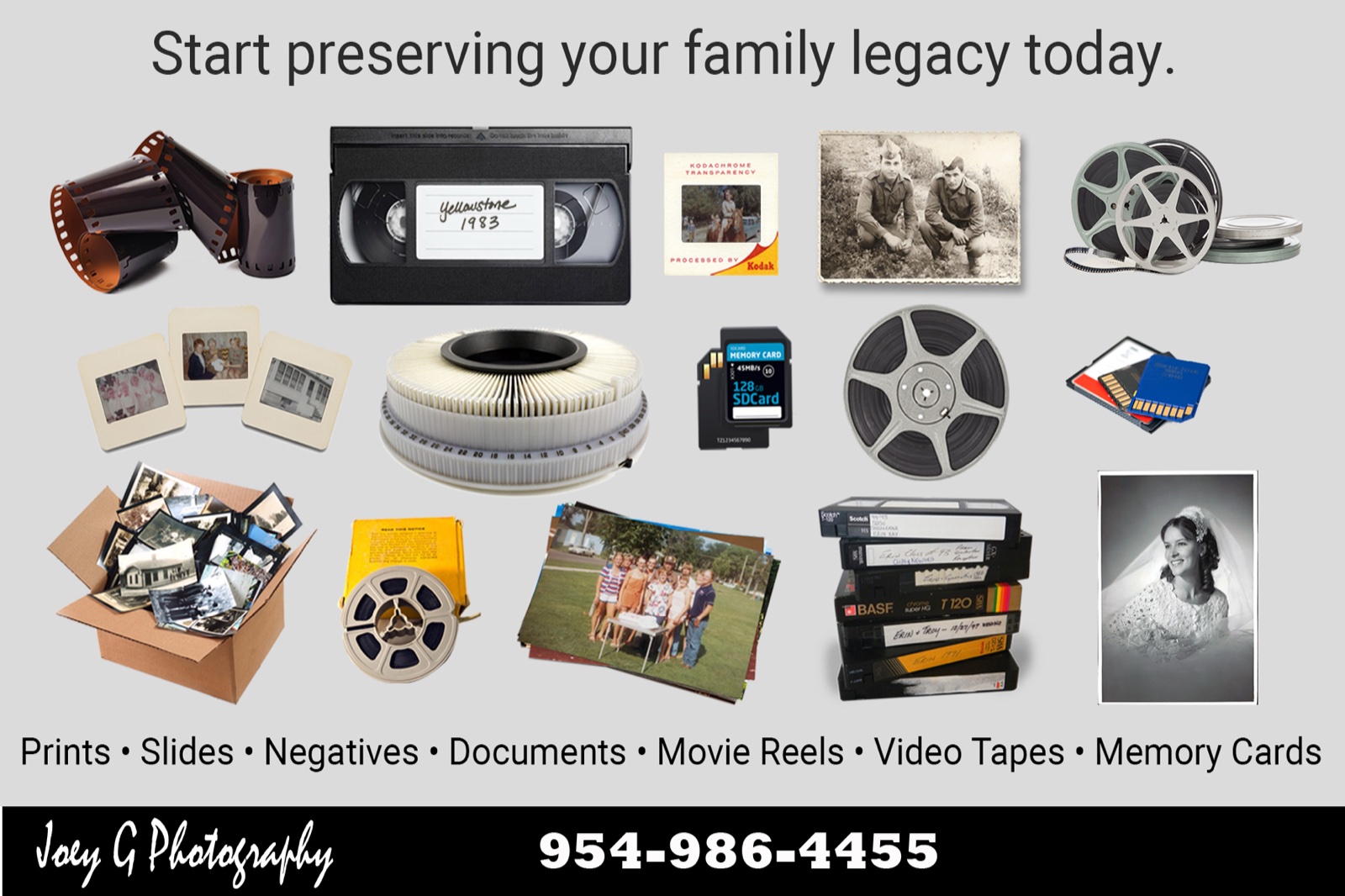 Video Transfers — Joey G Photography