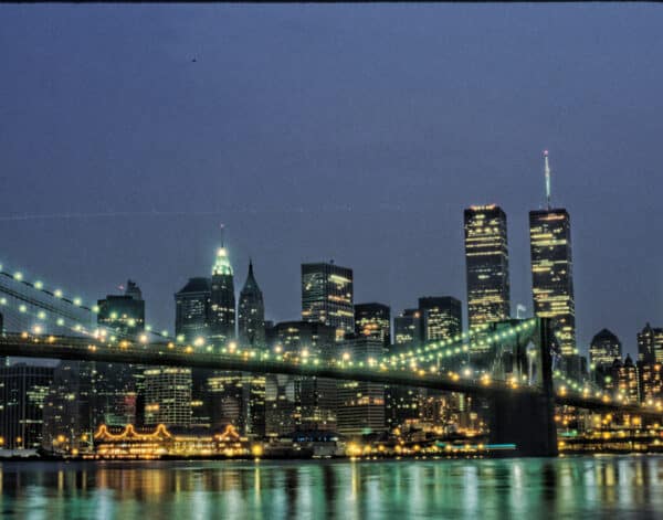 Joey G Photography, Joeygphoto Photo Art, New York Moods Twin Towers night in Blue